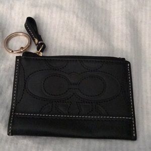 Leather keychain